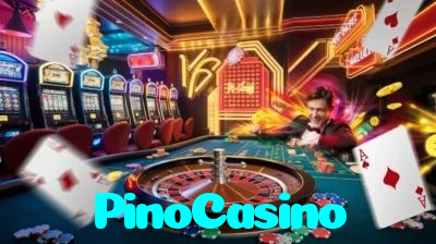 PinoCasino casino presented on mobile device in Pakistan with slots and live games
